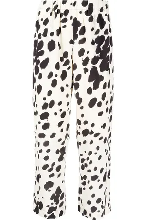 Marni Pantalon court à imprimé animalier
