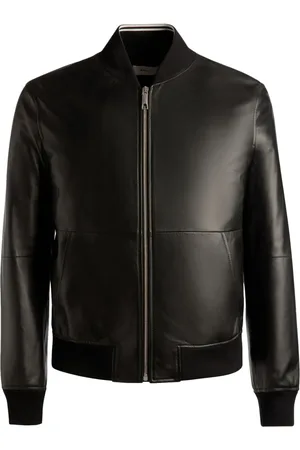 Bally Veste bomber en cuir à fermeture zippée