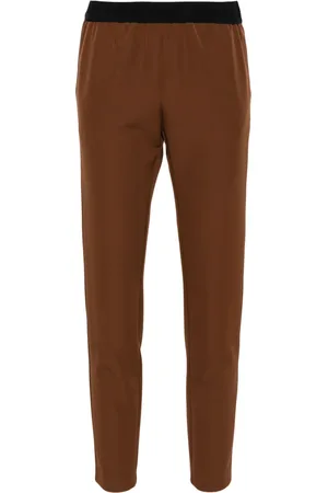 Ermanno Firenze Pantalon à taille à logo