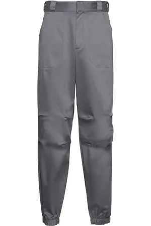 Prada Pantalon droit à plaque logo