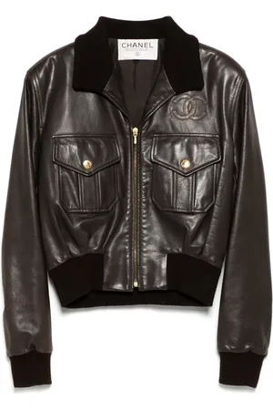 CHANEL Veste à fermeture zippée (années 1990-2000)