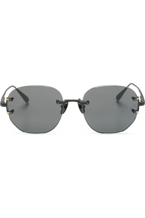 Linda Farrow Lunettes de soleil Sandor à monture géométrique