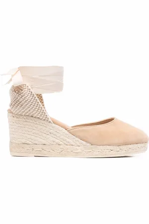 MANEBI Espadrilles à talon compensé