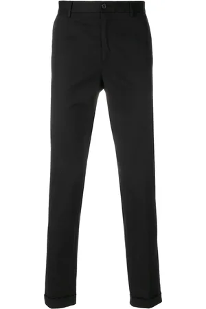Dolce & Gabbana Pantalon chino à étiquette logo