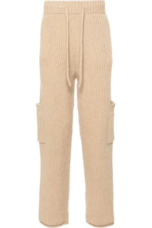 Alanui Pantalon nervuré Finest à coupe droite