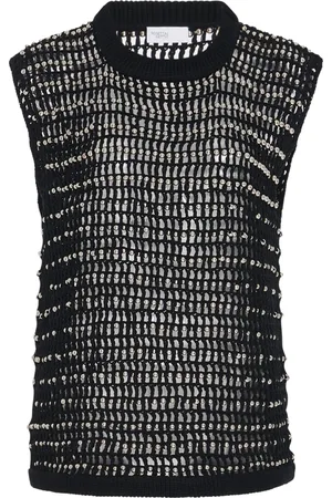 ROSETTA GETTY Débardeur en crochet à perles