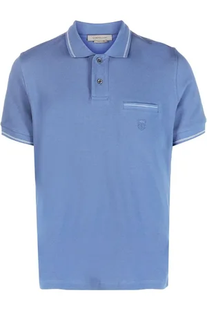 corneliani Polo en coton à manches courtes