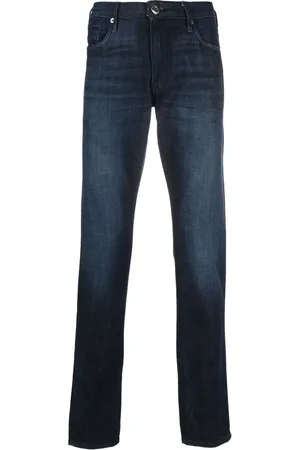 Emporio Armani Jean droit à taille mi-haute