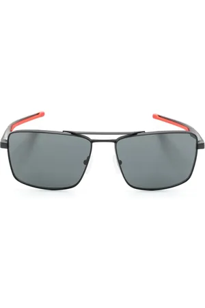 FERRARI Lunettes de soleil carrées à plaque logo