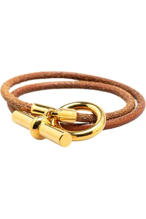 Hermès Bracelet Glenan Double Tour en cuir 20e siècle
