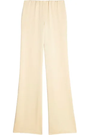 Ami Pantalon en satin à taille haute