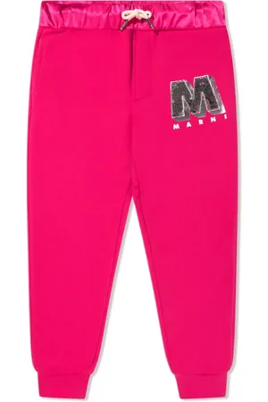 Marni Pantalon de jogging à logo embossé