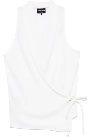 Giorgio Armani Blouse à design cache-cœur