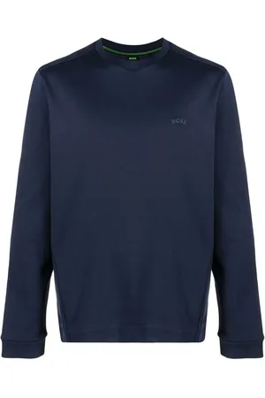 HUGO BOSS Sweat Salbo Curved à logo imprimé