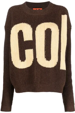 Colville Pull nervuré à logo intarsia