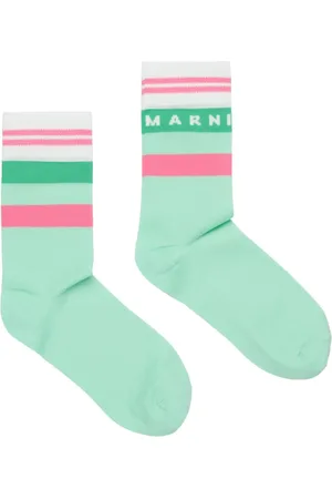 Marni Chaussettes à logo brodé