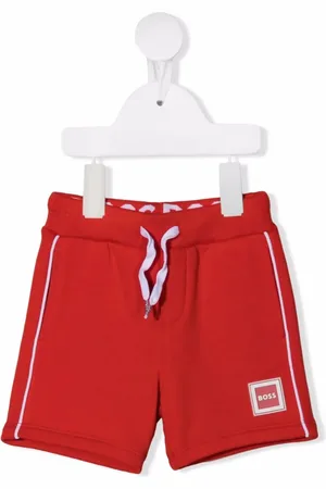 HUGO BOSS Short de sport à patch logo