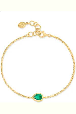 Dower and Hall Bracelet Pear Chain