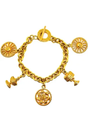 JENNIFER GIBSON JEWELLERY Bracelet à breloque Guy Laroche (années 1980)