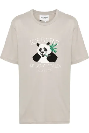 Iceberg T-shirt en coton à logo brodé