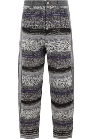 Vitelli Pantalon à empiècements contrastants