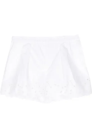 DICE KAYEK Short en coton à broderies
