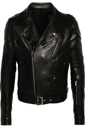 Rick Owens Veste Lukes Stooges en cuir