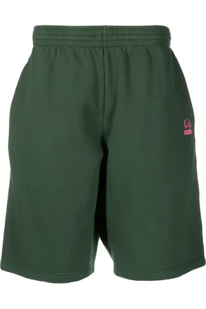 MARTINE ROSE Short de sport en coton à logo imprimé