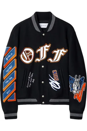 OFF-WHITE Veste bomber à logo en maille