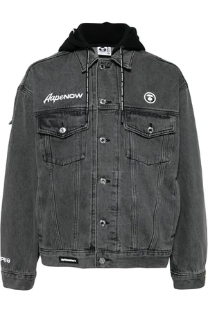 A Bathing Ape Veste à appliqué logo