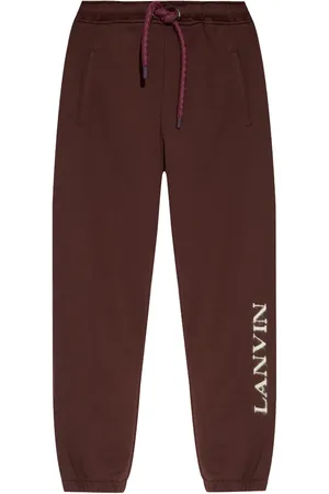 Lanvin Pantalon de jogging à logo brodé