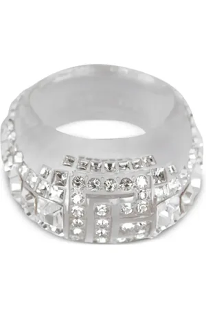 Balmain Bague à design strassé