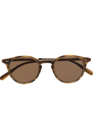 GARRETT LEIGHT Lunettes de soleil à monture ronde