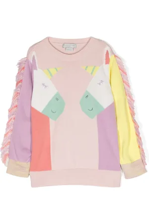 Stella McCartney Sweat imprimé à bords francs