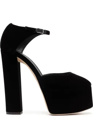Giuseppe Zanotti Escarpins en daim à talon épais