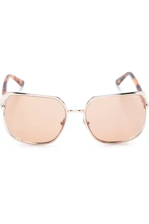 Tom Ford Lunettes de soleil à monture oversize en métal