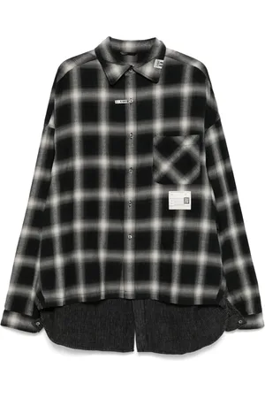 Maison Mihara Yasuhiro Chemise à design réversible