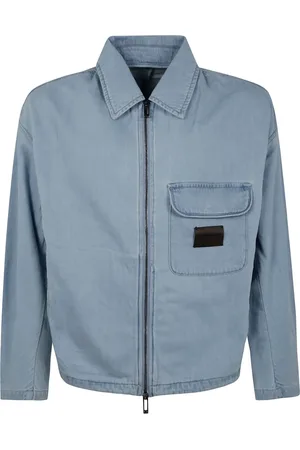 Emporio Armani Veste en maille à logo appliqué