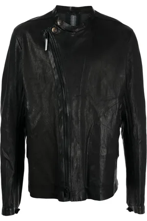 ISAAC SELLAM EXPERIENCE Veste en cuir à détails de zips
