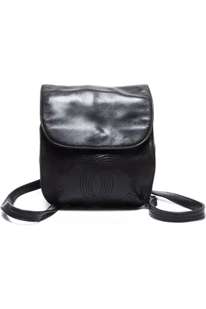 CHANEL Sac à dos à logo cousu (1985-1993)