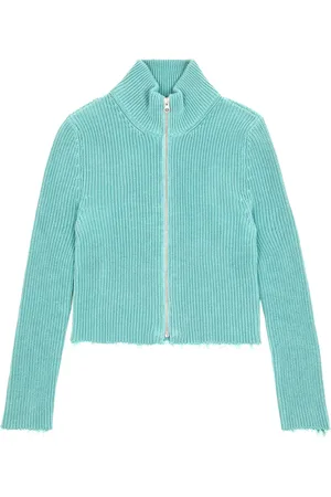 Maison Margiela Cardigan crop à bords francs