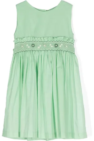 SIOLA Robe évasée à fleurs brodées