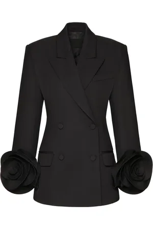 VALENTINO GARAVANI Blazer à appliques de roses