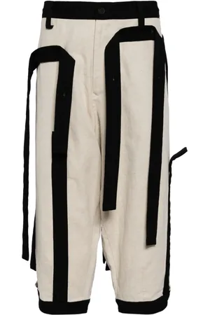 YOHJI YAMAMOTO Bermuda à bretelles détachables