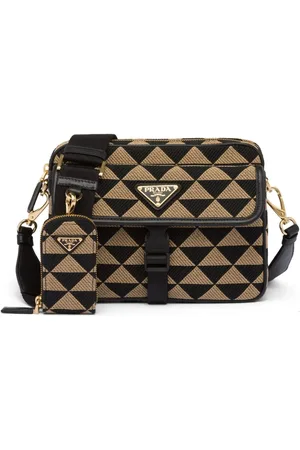 Prada Sac porté épaule à motif brodé