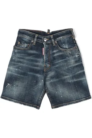 Dsquared2 Short en jean Calzoncini à effet délavé