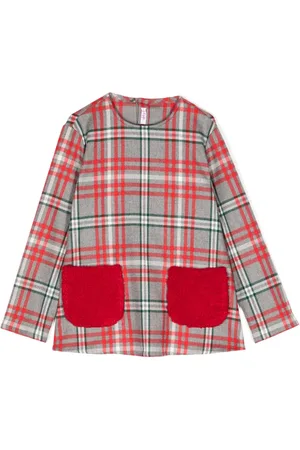 Il gufo Blouse à carreaux