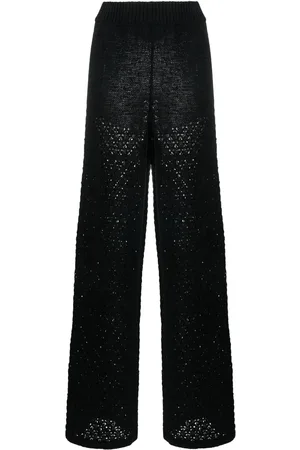 ROTATE Pantalon ample à taille haute