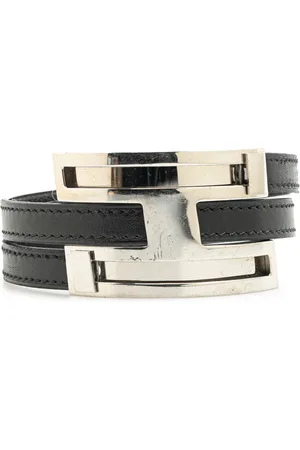 Hermès Bracelet en cuir Pousse Pousse Double Tour en cuir (1999)