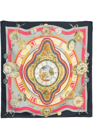Hermès Foulard La Ronde Des Heures by L. Dubigeon (1989)